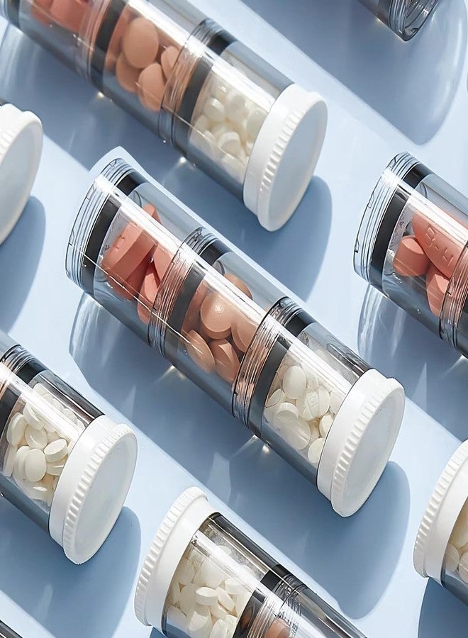 GNOLY Compact Pill Organizer With 7 Removable Tubes - Weekly Pill Case For Daily Medications And Supplements - Easy-Access Design For Seniors And Travel - Image 5